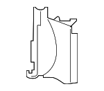 51686SL0009P - Body: Gusset for Subaru Image