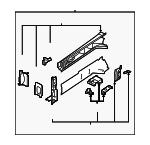 51620SL4709P - : Lower Rail Assembly for Subaru Image