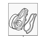 19200RBC013 - : Water Pump Assembly for Honda: Civic Image