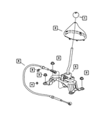 1BA51XZAAA - Getrag Manual Transaxle 5 Speed: Gearshift Knob for Mopar Image image
