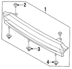 F231070F05 - : Grille Assembly for Nissan Image