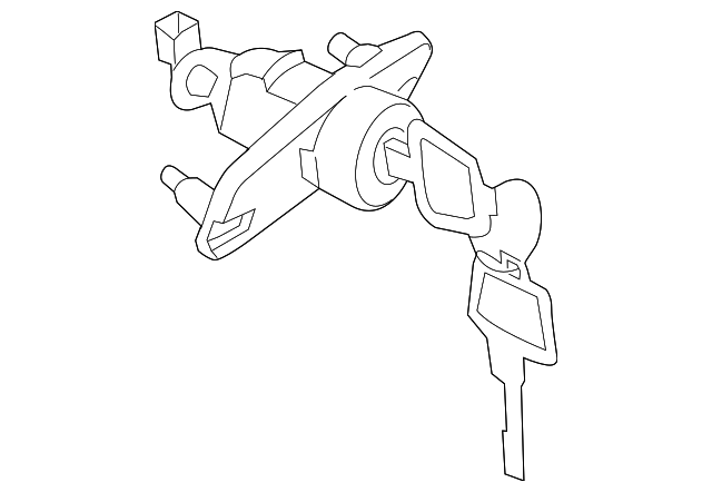 Lock Cylinder - Nissan (K0600-3LM2D)