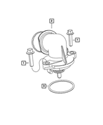 68027632AA - Cooling: Bolt for Jeep: Grand Cherokee, Liberty | Ram: 1500, 1500 Classic Image