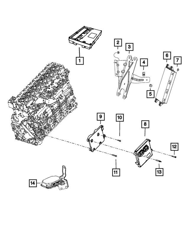 56029590AF - Electrical: Transfer Case Control Module for Mopar Image image