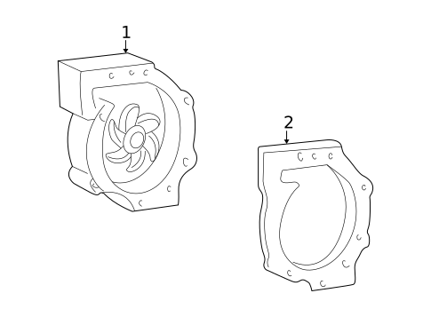 Water Pump for 1999 Volvo V70 #1