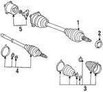 4234020020 - Suspension: Axle Assembly for Toyota Image image