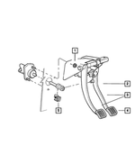 J4003909 - Service Brakes: Hex Flange With Serration Nut for Mopar Image