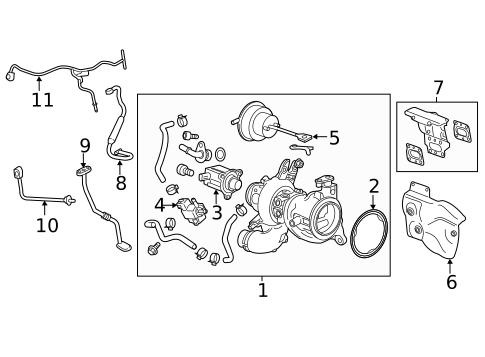 Turbo Charger for 2017 Chevrolet Cruze #0