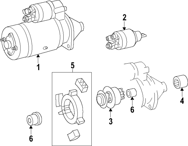 61527210 - Electrical: Solenoid for Mercedes-Benz Image