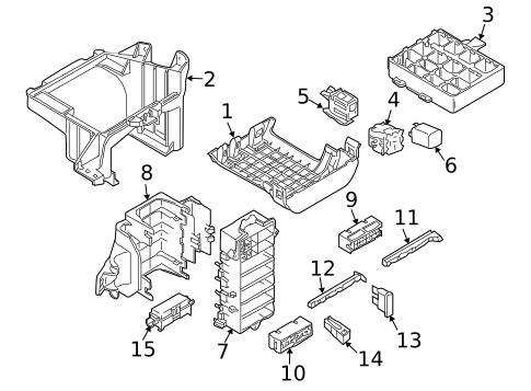 Fuse & Relay for 2021 Porsche Panamera #18