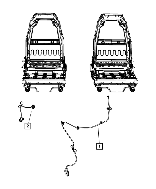 68003066AA - Electrical: Seat Wiring for Mopar Image