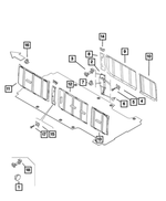 68095702AA - Interior Trim: Bushing for Ram: ProMaster 1500, ProMaster 2500, ProMaster 3500 Image