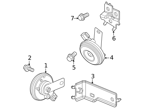 Horn for 2025 Honda Civic #0