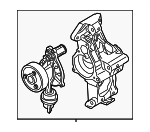 11517644810 - Cooling System: Water Pump for BMW: 330e, 530e, 530e xDrive, 530i, 540i, 740e xDrive Image