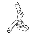 18327643425 - : Converter &amp; Pipe Bracket for BMW: 335i, 335i GT xDrive, 335i xDrive, 435i, 435i Gran Coupe, 435i xDrive, 435i xDrive Gran Coupe, 535i, 535i GT, 535i GT xDrive, 535i xDrive, 640i, 640i Gran Coupe, 640i xDrive, 640i xDrive Gran Coupe, ActiveHybrid 3, M2, M235i, M235i xDrive, X3, X4, X5, X6 Image