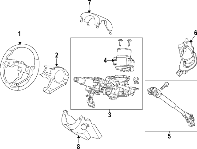 78501TG7A21ZA - : Steering Wheel for Honda Image