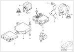 65756923215 - Audio, Navigation, Electronic Systems: Inclination Indicator for BMW Image