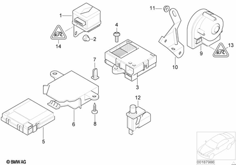 Alarm Systems for 1999 BMW 528i #0