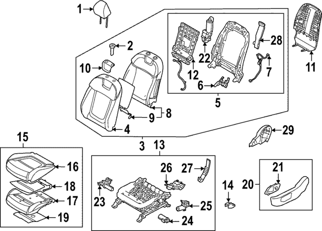 88160CW020WDG - : Cushion Cover for Hyundai Image