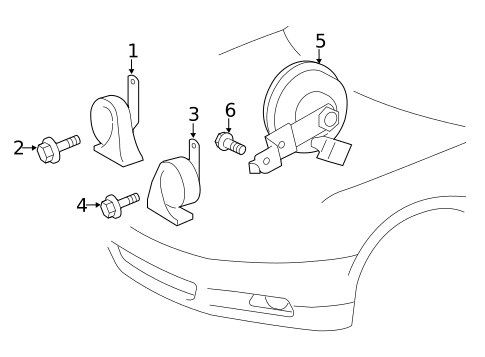 Anti-Theft Components for 2013 Lexus LS460 #1