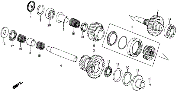 MT Super Low Gears 4WD for 1988 Honda Civic #0