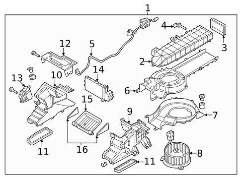 Blower Motor & Fan for 2023 Genesis G90 #0
