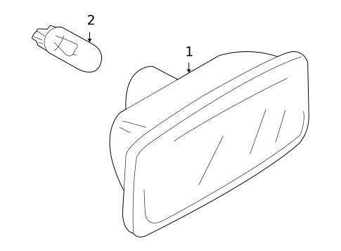 Side Repeater Lamps for 2007 Audi A3 #0
