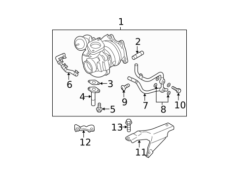 Turbocharger & Components for 2006 Subaru Legacy #0
