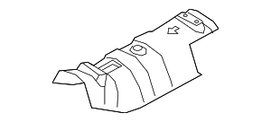 28791H8100 - : Heat Shield for Hyundai: Accent Image