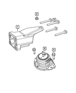 6102019 - 3.0L Turbo Diesel; Engine: Hex Head Bolt And Washer, Mounting for Mopar Image