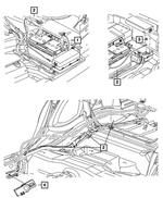 68066100AC - : Battery Negative Wiring for Chrysler: 300 | Dodge: Challenger, Charger Image