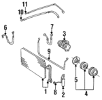 8871607070 - : AC Hose for Toyota: Avalon, Camry Image