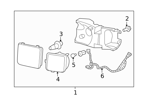 Bulbs - Chassis for 2010 Hummer H3 #1