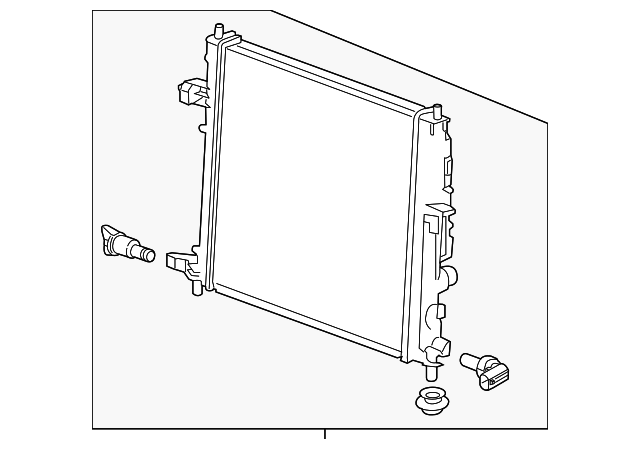 2013-2015 Cadillac ATS Radiator 22966123 | Capital Chevy Parts
