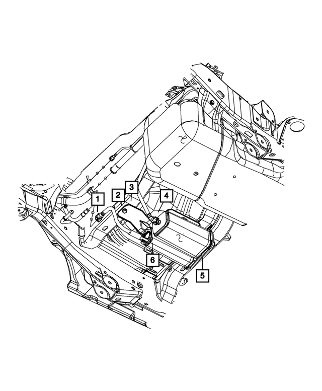 52059786AB - Emission Controls: Vapor Canister Bracket for Mopar Image