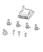 68371752AA - Electrical: Occupant Restraint Module for Mopar Image