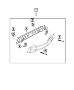 68048881AA - Interior Trim: Assist Strap Retainer for Mopar Image image