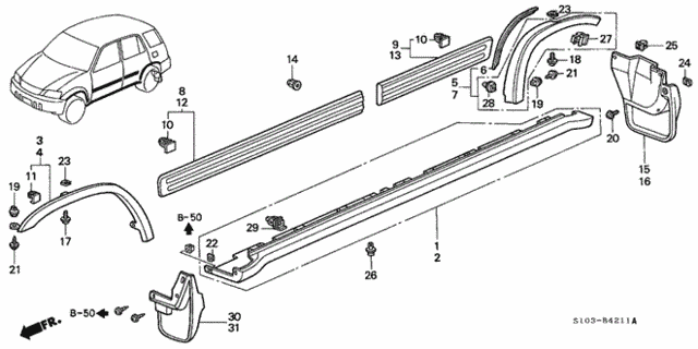 Protector for 1997 Honda CR-V #0