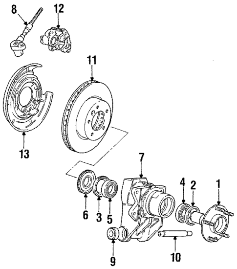 Rear Brakes for 1995 Jaguar Vanden Plas #0