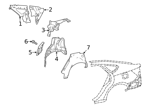 Inner Structure for 2014 Toyota Avalon #0