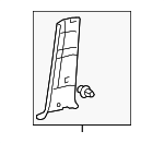 6241360090C0 - Body: Lower Center Pillar Trim for Lexus: GX460 Image