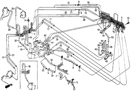 Install Pipe - Tubes for 1984 Honda Wagovan #0
