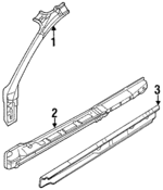 MB959399 - Body: Hinge Pillar for Chrysler: Sebring | Dodge: Avenger Image