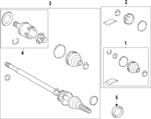Axle Shafts & Joints for 2023 Subaru Solterra #0