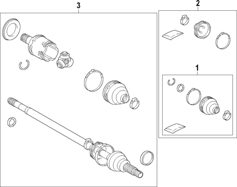Axle Shafts & Joints for 2024 Subaru Solterra #0
