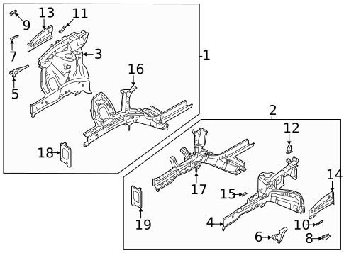 Structural Components & Rails for 2025 Kia Seltos #0