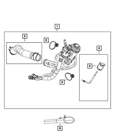 Fuel Tank Filler Tube for 2023 Ram 1500 #0