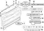 ML3Z8442528B - Body: Nameplate for Ford: F-150 Image