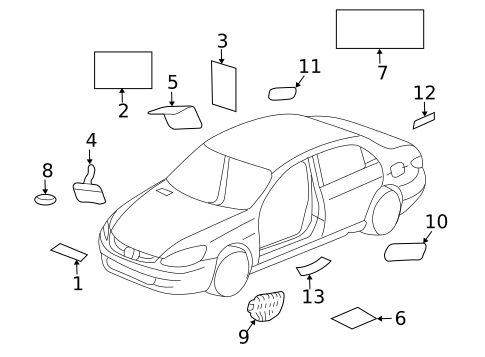 Labels for 2015 Honda Crosstour #0