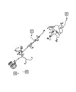 68046513AC - Electrical: Front Door Wiring, Left for Ram: 3500 Image